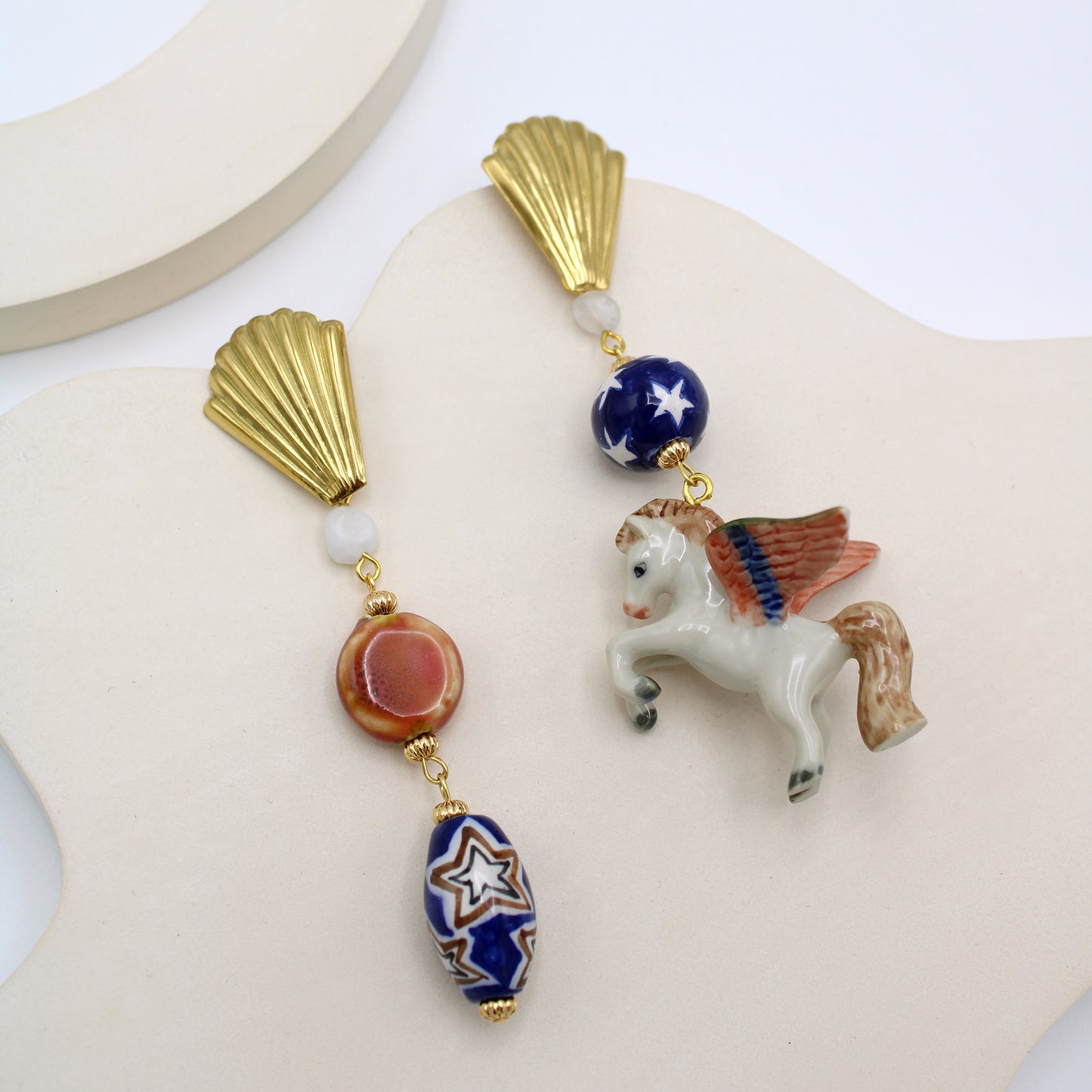 Pegasus Gold Earrings